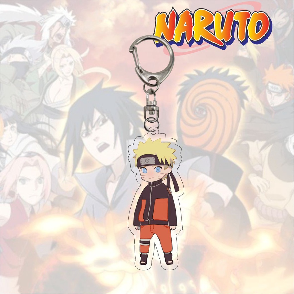 Móc Chìa Khóa Hình Anime Naruto Bằng Acrylic Dễ Thương