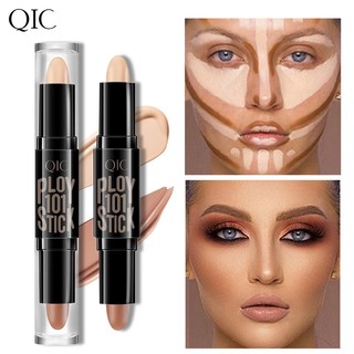 Thỏi Kem Tạo Khối Hai Đầu QIC Tạo Khuôn Mặt Chữ V Thon Gọn Và Kháng Nước Lâu Trôi