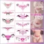 miếng dán hình xăm bụng gợi cảm succubus pure desire bụng lưng eo tình yêu totem nước ép thảo dược miếng dán chống thấm nước [Giao hàng nhanh]