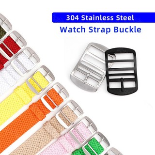 Khóa bằng thép không gỉ 304 cho dây đeo NATO Perlon Dây đeo đồng hồ Nylon ZULU Band Clasp 14mm 16mm 18mm 20mm 22mm Vòng đeo tay một mảnh Nút thắt lưng cổ tay