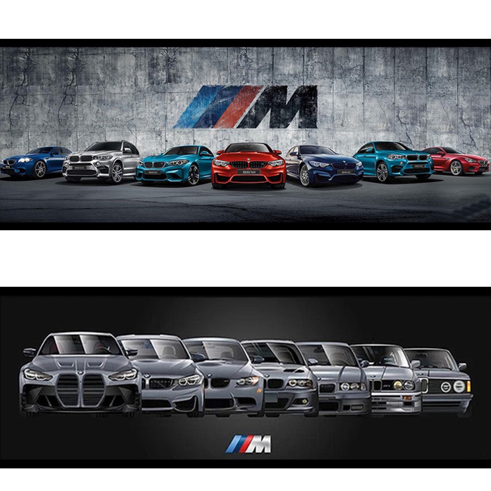Supercar Bmw M3 Họ Hình Áp Phích Và In Hình M Series Tiến Hóa Xe Trang Trí Tường Canvas Tranh Phòng Khách Người Đàn Ông Bé Trai Trang Trí Nhà Cửa