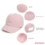 Mgg-kids Mũ Chống Nắng Bóng Chày Phong Cách Thường Ngày Màu Trơn Có Thể Điều Chỉnh Cotton Polyester Mùa Hè Phụ Kiện Ngoài Trời