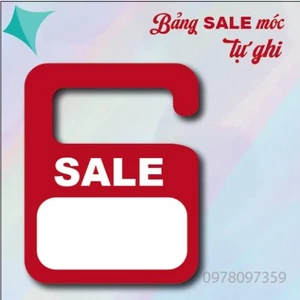 Bảng SALE Móc giảm giá theo phần trăm,đồng giá,tự ghi chất liệu mica dày dặn , bền đẹp, thiết kế theo yêu cầuChotdonnaoo