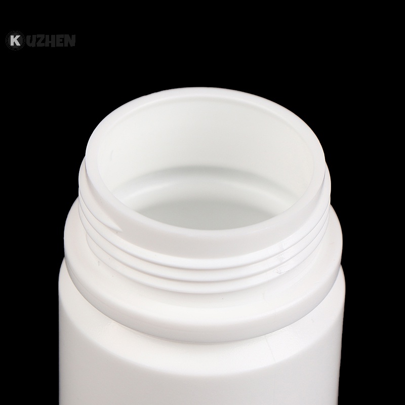 Kuzhen viên nang nhựa rỗng màu trắng chai đựng thuốc vitamin 20ml-200ml nóng