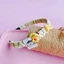 SQ Sanrio Hello Kitty Cinnamoroll Kuromi tóc vòng Scrunchies hoạt hình Giai điệu Tóc cô gái mũ đội đầu nhỏ dễ thương
