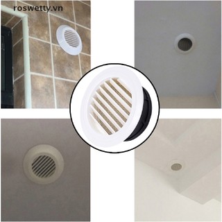 Roswetty Khung Lưới Nhựa Tròn Gắn Lỗ Thông Gió Bên Ngoài Tường Thoát Khí Xe Hơi Ducg vn