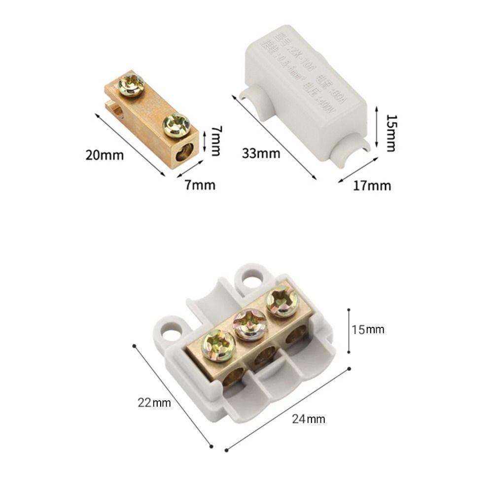 Neaverler T-loại Dây Thiết Bị Đầu Cuối T06 306 Khối Đầu Cuối Cáp Điện Đa Năng Hộp Nối Dây Nhanh Đầu Nối Đầu Cuối