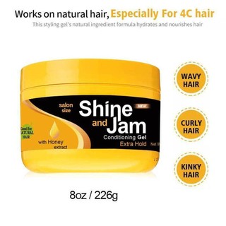 EBINLANDS Gel Tóc Tự Nhiên Tỏa Sáng Và Tạo Kiểu Mứt Sản Phẩm Dưỡng Ẩm Và Định Hình Gel Bím Bẩn