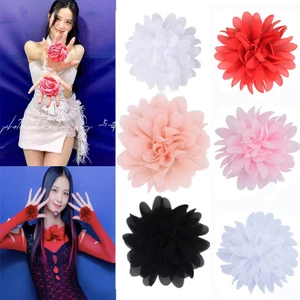 Đạo Cụ Sáng Tạo Nhẫn Hoa Vũ Phụ Kiện Jisoo Cùng Tay Lắc Hoa Camellia Hoa Blackpink Jisoo Lắc Tay Hoa Sáng Tạo Tinh Nhẫn Đạo Cụ Khiêu Vũ Nhẫn Hoa Ngón Tay