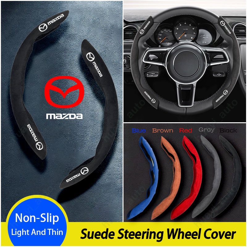 Vỏ Bọc Vô Lăng Bằng Da Lộn Cao Cấp Trang Trí Cho Xe Hơi Mazda Cx 5 3 2 Cx 8 Cx 3 Cx 30 6 Bt 50 Mx 5 5 Rx8