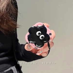 Vỏ Bảo Vệ Hộp Sạc Tai nghe không dây Airpods3 Pro Màu Đen Dễ Thương
