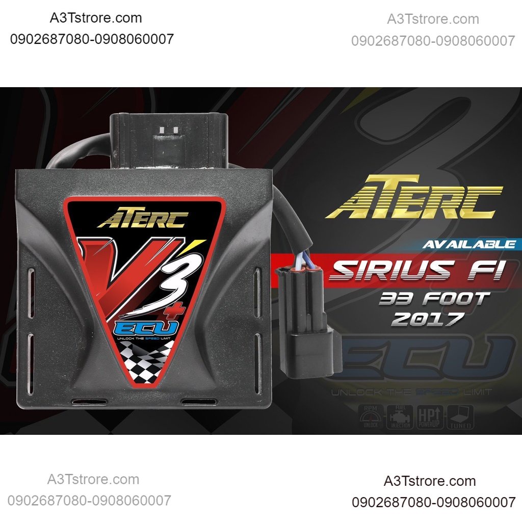 Ecu ATE RACING V3 Plug WINNER SONIC / WAVE / RSX / MSX FUTURE 125 ...