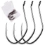 JUNYUE88US Fishhook Jigbait Cá chép Thép Carbon Sắc Nét Vòng Tròn Móc Fishihook Bộ Mustad Móc Pesca Sống Mồi Bay Phụ Kiện Câu Cá Nhật Bản Móc Barbed Fishhook