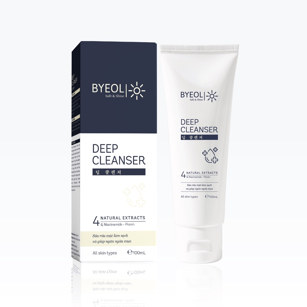 Sữa rửa mặt công nghệ Hàn Quốc sạch sâu Byeol Deep Cleanser, Rửa sạch ...