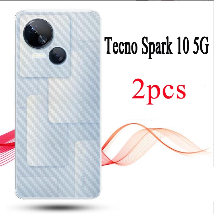Tecno Pova 5 Mặt Sau Cho Tecno Pova 2 3 4 Pro NEO 2 5G Camon 20 / 20 Pro 4G Spark 10 9 8C 8 GO 2023 8P 7TCamon 19 17 Pro 18P 17P 18 Phim Bảo Vệ Sợi Carbon Premier