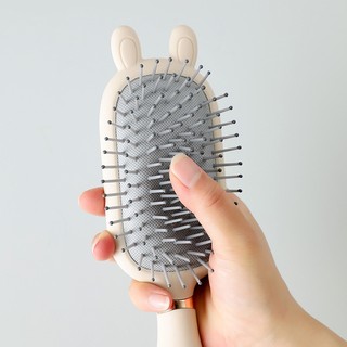 Lược đệm khí Chải Tóc Cao cấp Xoa bóp da đầu chống tĩnh cao cấp gấu lông đệm không khí thỏ