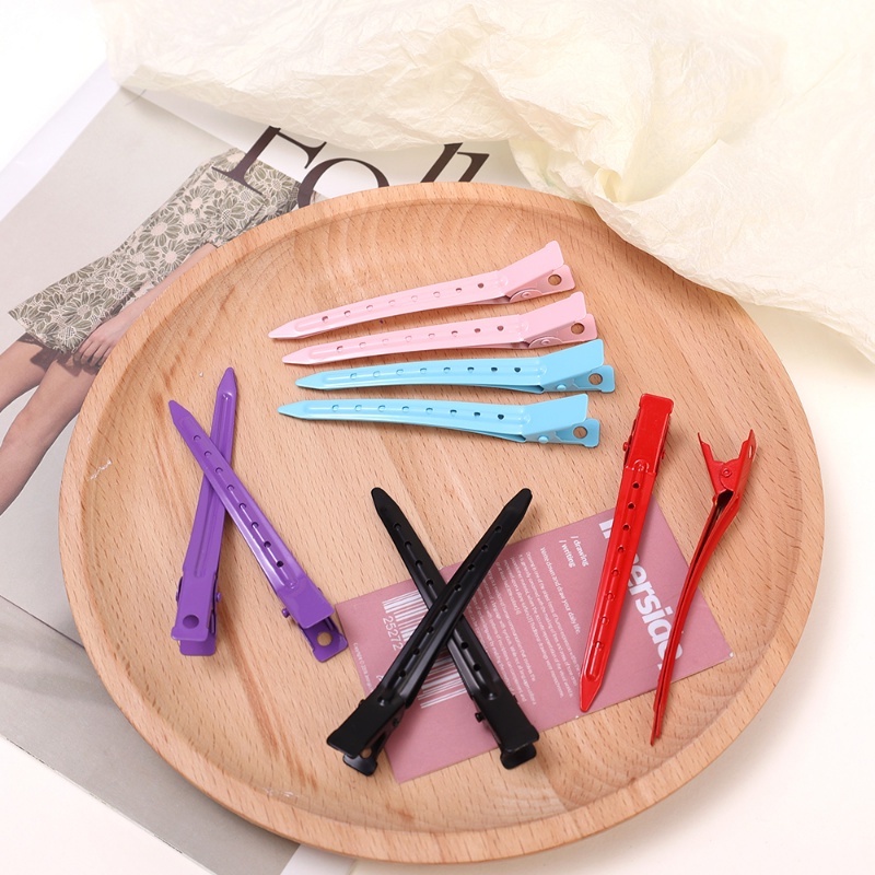 [Featured] Kẹp Tóc Mỏ Vịt Bằng Kim Loại Cá Tính Không Để Lại Dấu Vết / Kẹp Tóc Trang Điểm Chuyên Nghiệp Màu Kẹo Cho Salon