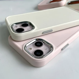Ốp Điện Thoại Mềm Tương Thích Cho Vỏ IPhone 16 15 14 13 12 11 Pro Max XS X XR 8 + 7 Plus Nút TPU Silicon Chống Sốc Vỏ Máy Ảnh Di Động Precticer