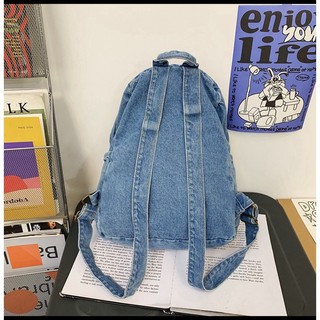 Ba Lô Denim Thời Trang Mới Cho Nam Và Nữ