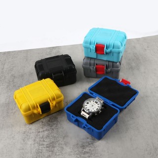 Jay 1 Khe Cắm Chống Va Đập Hộp Đồng Hồ Chống Thấm Nước Tổ Chức Đồng Hồ Nhựa Hộp Bảo Quản Chất Liệu ABS Cho Du Lịch Watc