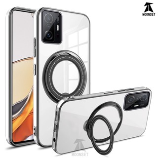 Ốp Điện Thoại Mỏng Nhẹ Kèm Giá Đỡ Nhẫn Từ Tính Chống Rơi / Sốc Cho Xiaomi 11T / 12T / 13 Pro
