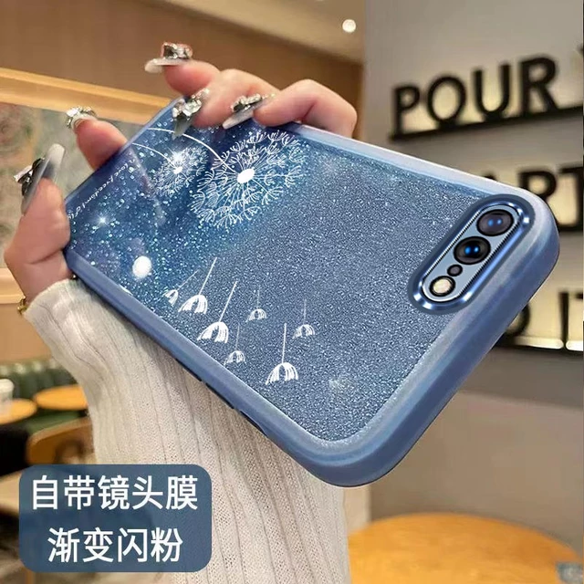 Ốp Điện iphone 6 plus iphone 6s plus iphone 7 iphone 8 iphone 7 plus iphone 8 plus XS XR X XS MAX Thoại TPU Mềm Hình Hoa Bồ Công Anh Đổi Màu Cho iphone 6 plus iphone 6s plus iphone 7 iphone 8 iphone 7