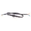 Đầu nối cáp chống nước Led DELMER, Đầu nối cáp chống nước nam sang nữ 2pin / 3pin / 4pin / 5pin Đầu nối nam và nữ, Dây đèn LED PVC IP68 màu đen Cắm dây cáp nhẹ