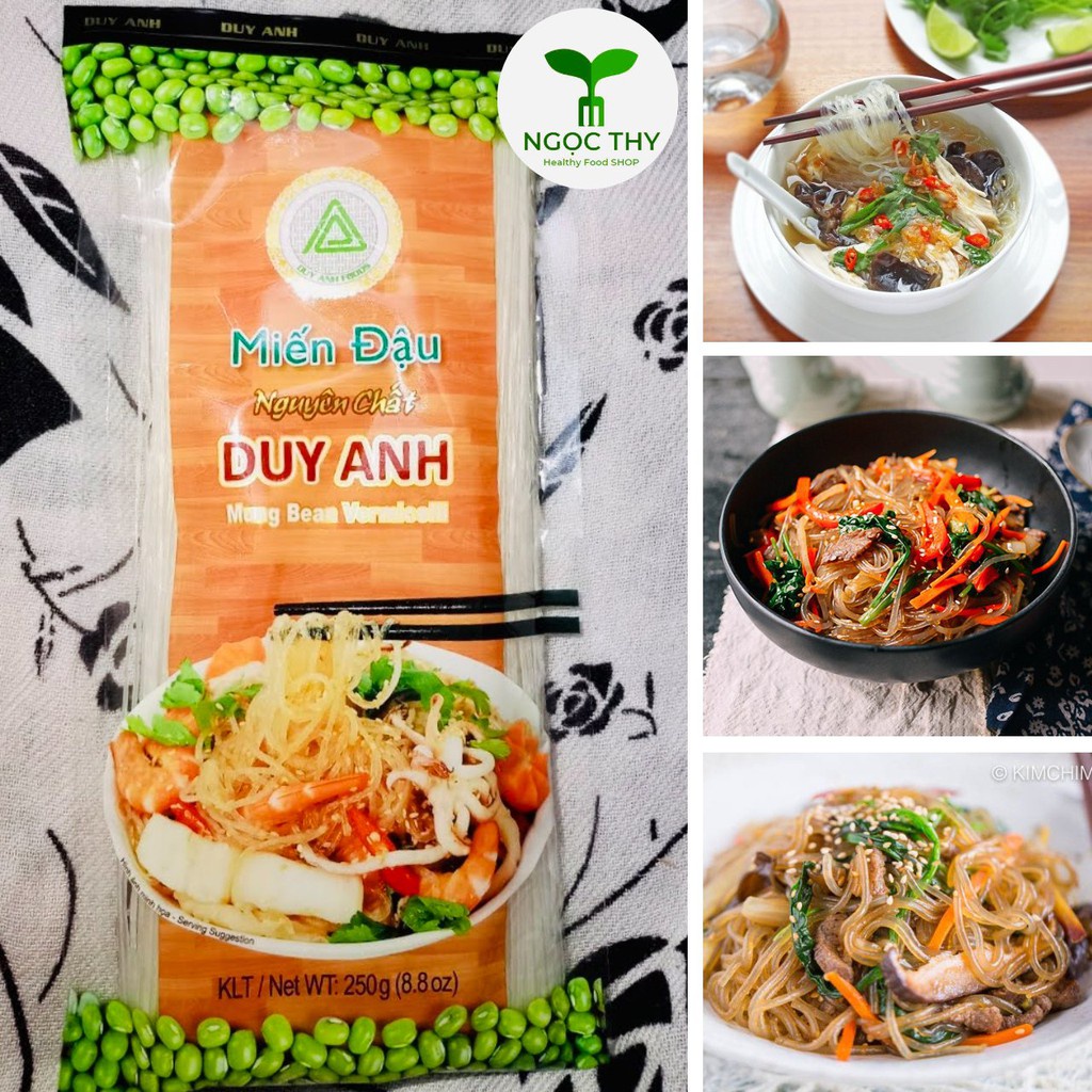 Miến đậu xanh/Hà Lan nguyên chất Duy Anh Foods gói 250gr CAO CẤP LOẠI 1 ...