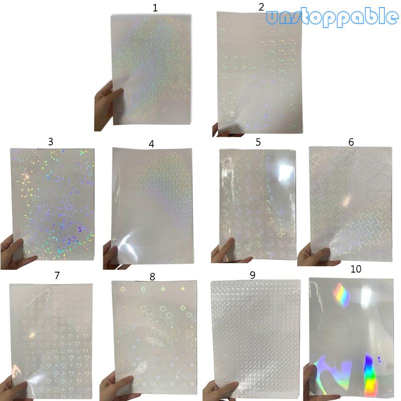 Un * lớp phủ trong suốt cán vinyl a4 kích thước self-adhesive film