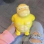 DELMER Bóp Lỗ Thông Hơi Gorilla, Orangutan Chậm Rebound Bóp Đồ Chơi Khỉ, Sáng Tạo Màu Vàng Co Giãn Mềm Cao Su Keo Mềm Đồ Chơi Gorilla Đồ Chơi Trẻ Em