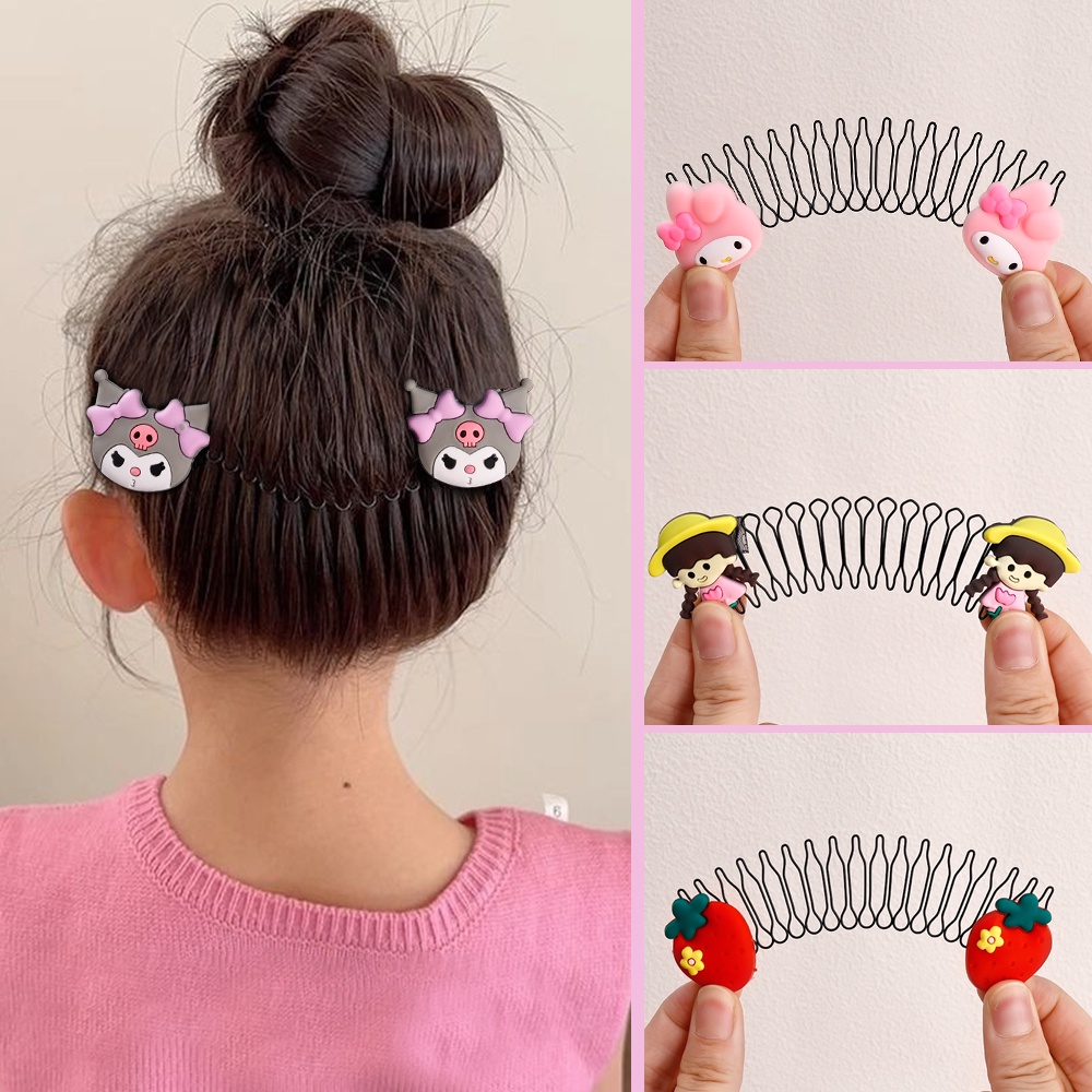 Dễ Thương Lược Kim Loại Chải Tóc / Lược Chải Tóc Vô Hình Linh Hoạt Kiểu Hoạt Hình Xinh Xắn