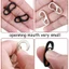 Móc khóa Mini Móc khóa lò xo Carabiner Ba lô Khóa dụng cụ cắm trại ngoài trời Móc khóa bằng thép không gỉ Khóa chìa khóa Kẹp leo núi