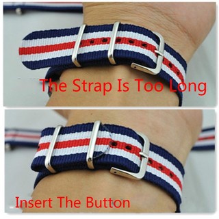 Dây Đồng Hồ Đeo Tay 18mm 20mm 22mm 007 ZULU Bằng Vải Nylon Màu Xanh Quân Đội Có Khóa Thép Cho Nam Và Nữ