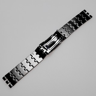Dây Đeo Đồng Hồ Bằng Thép Không Gỉ 19mm 21mm Màu Đen Bạc Cho Swatch YVS451 YVS435 YCS443G