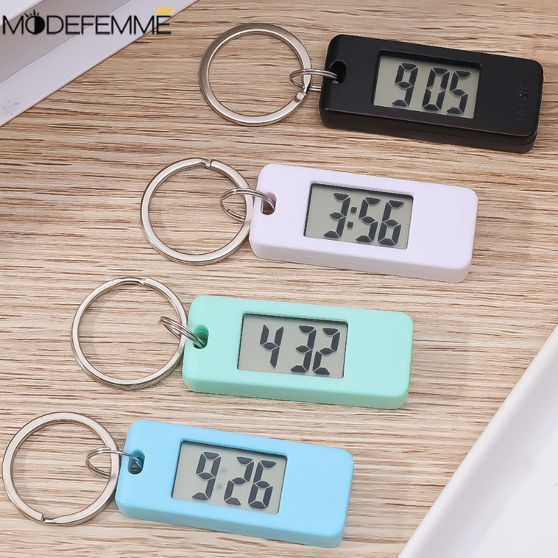 Đồng Hồ Điện Tử Kỹ Thuật Số Mini Có Móc Khóa Dạng Ba Lô Thời Trang