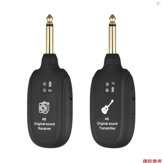 Bộ Thiết Bị Thu Phát Tín Hiệu Không Dây HGV A8 UHF 730mhz Phạm Vi 50M Cho Đàn Guitar Điện / Bass / Violin