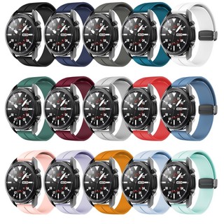 Dây Đeo Thay Thế Khóa Nam Châm 22mm 20mm Cho Đồng Hồ Samsung Watch3 / 4 41M 45mm