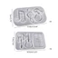 Unstop * Nhạc Cụ Ghi Chú Quicksand Khuôn Handmade Mặt Dây Chuyền Khuôn Silicon DIY Nhựa Đúc Khuôn Cho DIY Móc Khóa Trang Sức Không