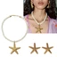 Mya Mùa Hè Sao Biển Vòng Cổ Boho-Jewelry Phụ Kiện Bông Tai Thanh Lịch Choker