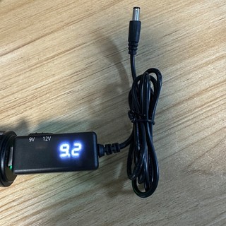 Dây cáp tăng cường nguồn CLI USB sang DC5521 với bộ điều chỉnh điện áp có thể điều chỉnh cho quạt định tuyến WiFi hoặc đèn 5V-9V 12V