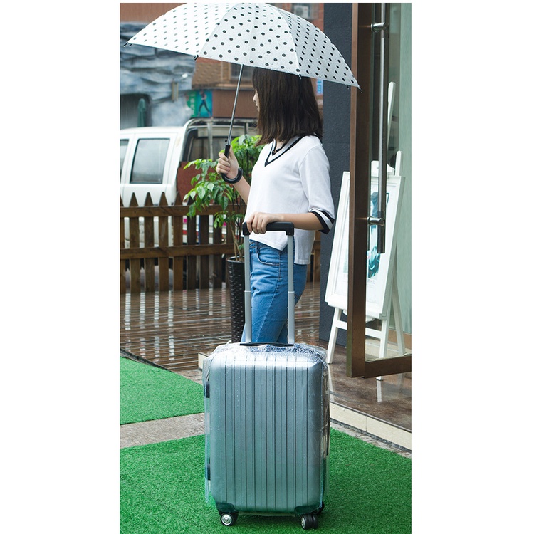 Áo Trùm Vali trong suốt 20 -24-28 inch không viền M.E.N siêu bền {Hình Thật}