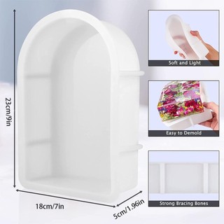 Khuôn silicon hình vòm lớn THEHOMECO, khuôn epoxy sâu, khuôn đúc nhựa, quà tặng lễ tình nhân