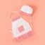 Yoo 2 Chiếc Đạo Cụ Chụp Ảnh Phù Hợp Với Bé Sơ Sinh Mũ Đầu Bếp Tạp Dề Ảnh Trang Phục Sơ Sinh Cosplay Đảng Ảnh Trang Phục