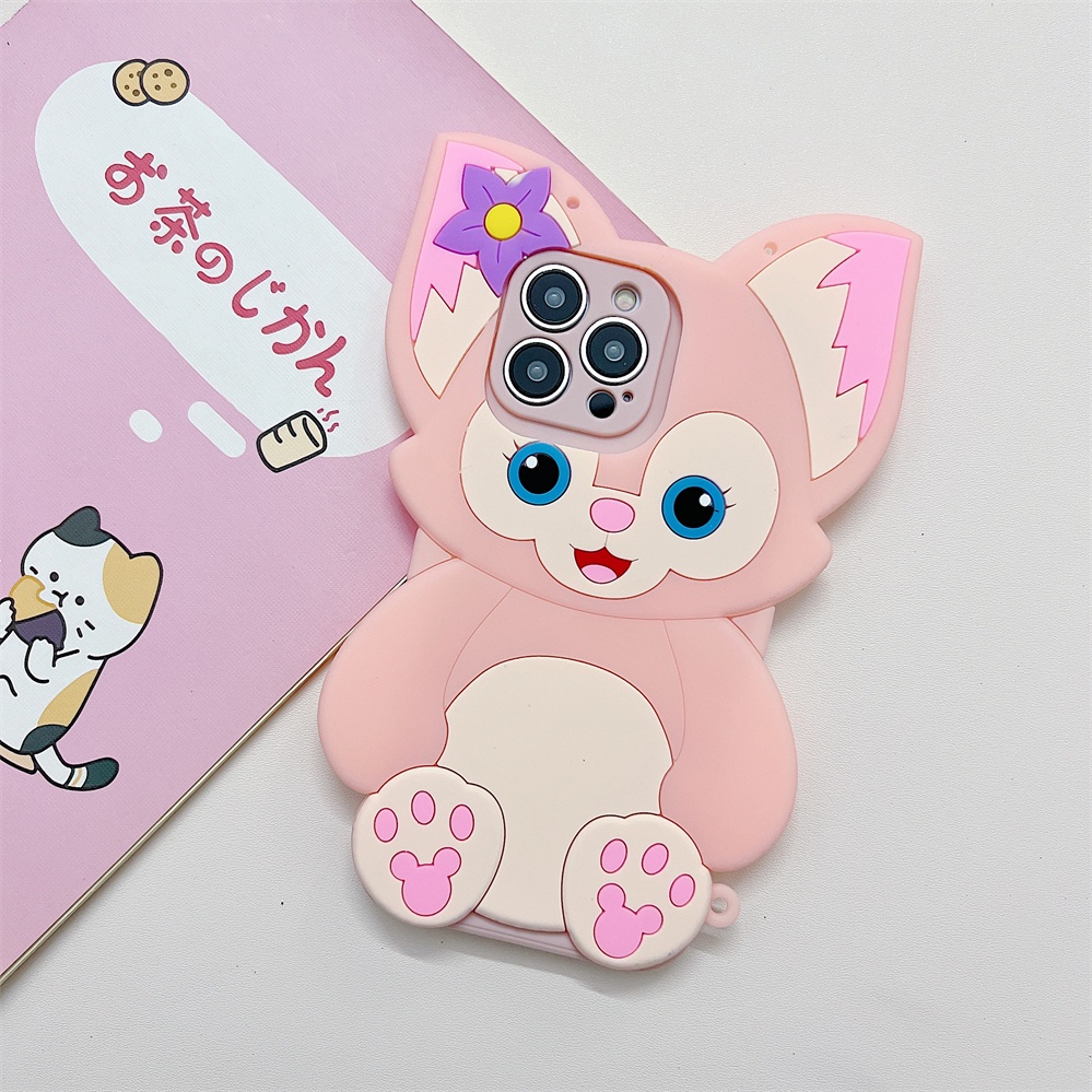 OPPO A95 A94 A93 A92 A72 A55 A54 A5s A3s A16K A17K A12 A15S A53 A33 A31 A77 A73 A5 A9 A78 A11X A79 A57 Ốp Điện Thoại Hoạt Hình Lina Belle Dễ Thương Cao Su Silicon Mềm Có Dây Buộc