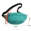 Túi đeo ngực AFTEROF, Túi thắt lưng Nylon chống thấm nước, Túi thắt lưng màu trơn cá tính dành cho học sinh