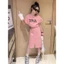 ✨Set Áo Thun Ngắn Tay In Chữ + Chân Váy Dài Phong Cách Hàn Quốc Cho Bé Gái