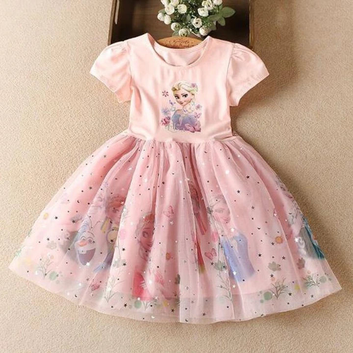 Kids' New Cotton Dress Esct Sequins – 2