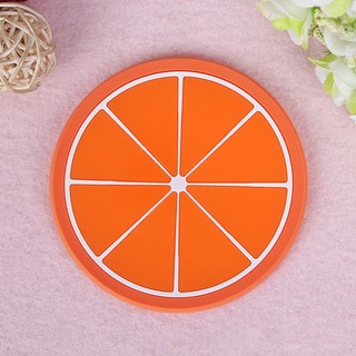 Miếng Lót Ly Trái Cây Bằng Silicon Đế Lót Ly Cách Nhiệt Chống Trượt Miếng Lót Cốc Uống Nước Nhiều Màu Độc Đáo SUNNY DAY
