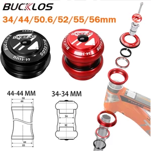 Tai nghe xe đạp BUCKLOS Vòng bi đôi 34-34 / 44-44 / 44-50.6 / 44-55 / 44-56 / 41.8 / 52mm Tai nghe xe đạp leo núi đường trường cho khung nĩa 28,6mm