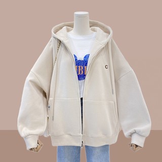 Áo Khoác nỉ Unisex form rộng vải Dày Áo Khoác Cardigan